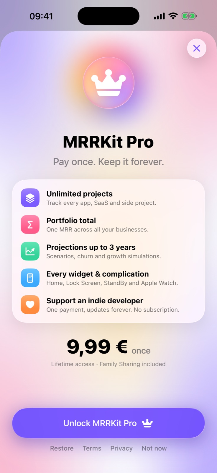 MRRKit Pro screen